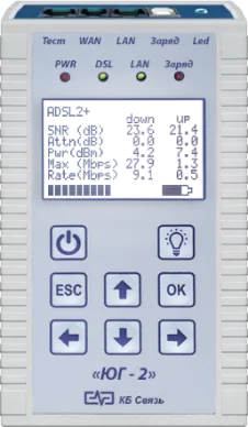 Тестер ADSL и LAN Юг-2